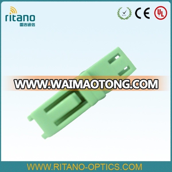 LC/APC Sm Simplex Plastic Fiber Optic Adapter